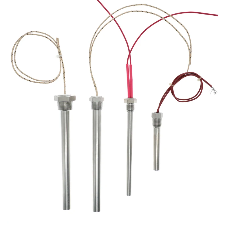 China Supplier 12 Volt Dc Threaded Immersion Coil Heating element Cartridge Water Heater