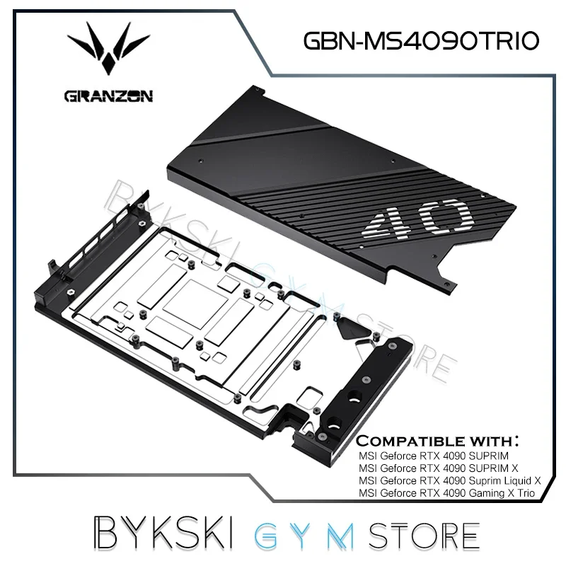 

Granzon GPU Block for MSI RTX 4090 Suprim X / RTX4090 GAMING X TRIO 24G Video Card Water Copper Radiator GBN-MS4090TRIO