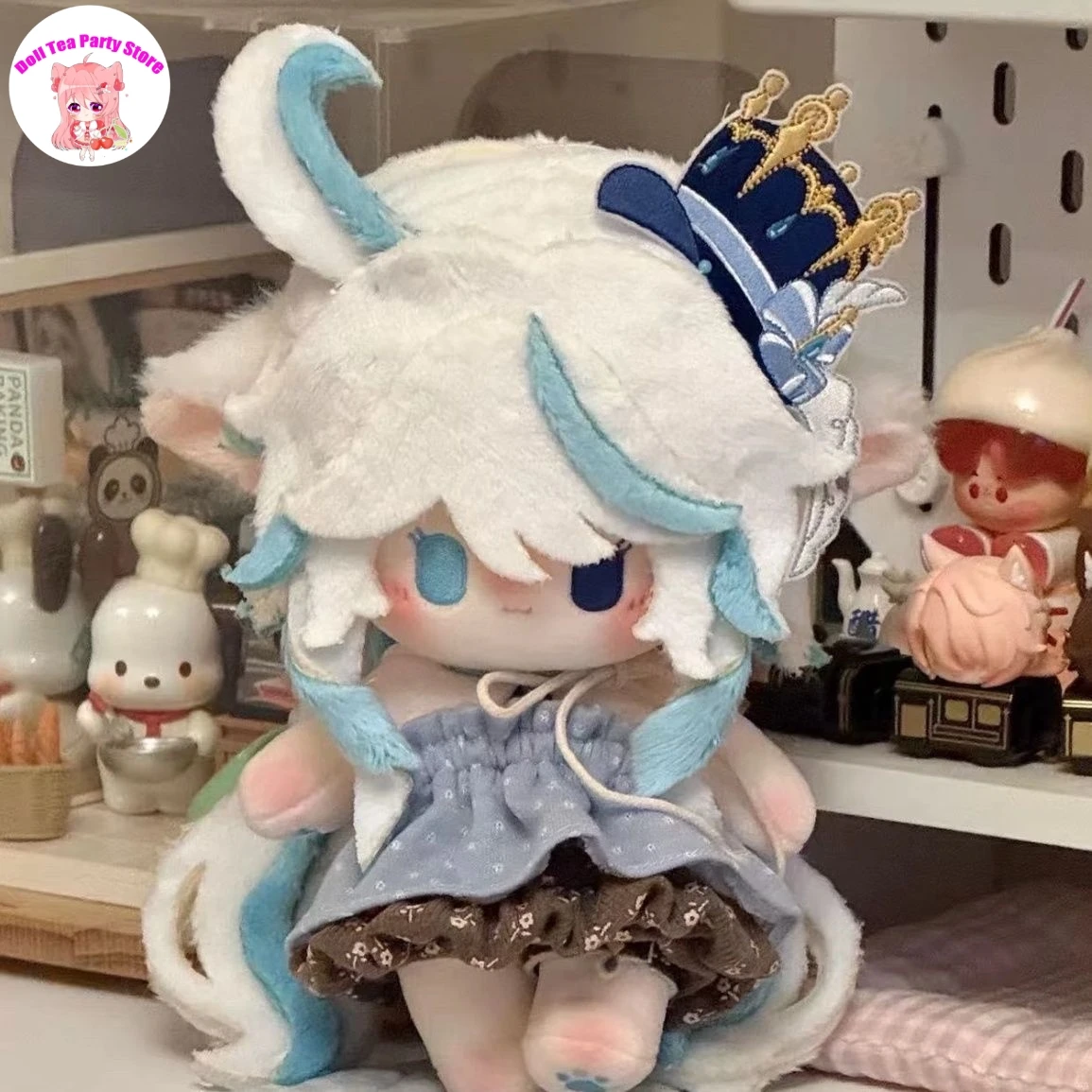 

Мягкая плюшевая кукла Game Girl Furina Genshin Impact, 20 см, в костюме, милая мультяшная аниме-игрушка, подарок