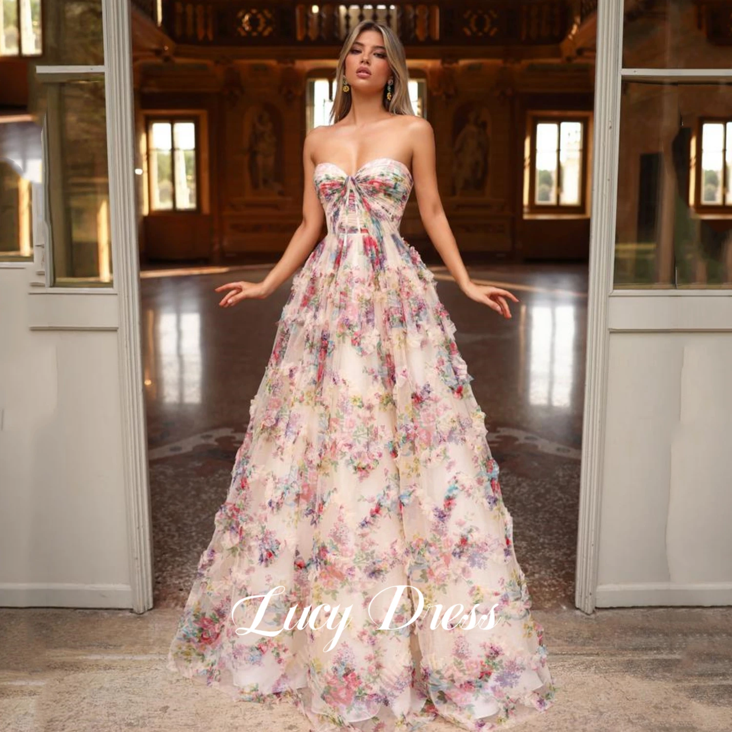 

Lucy Customized Prom Dress 15 Quinceanera Dress Evening Dresses for Formal Occasions Ball Gowns Bespoke Occasion Dresses Special