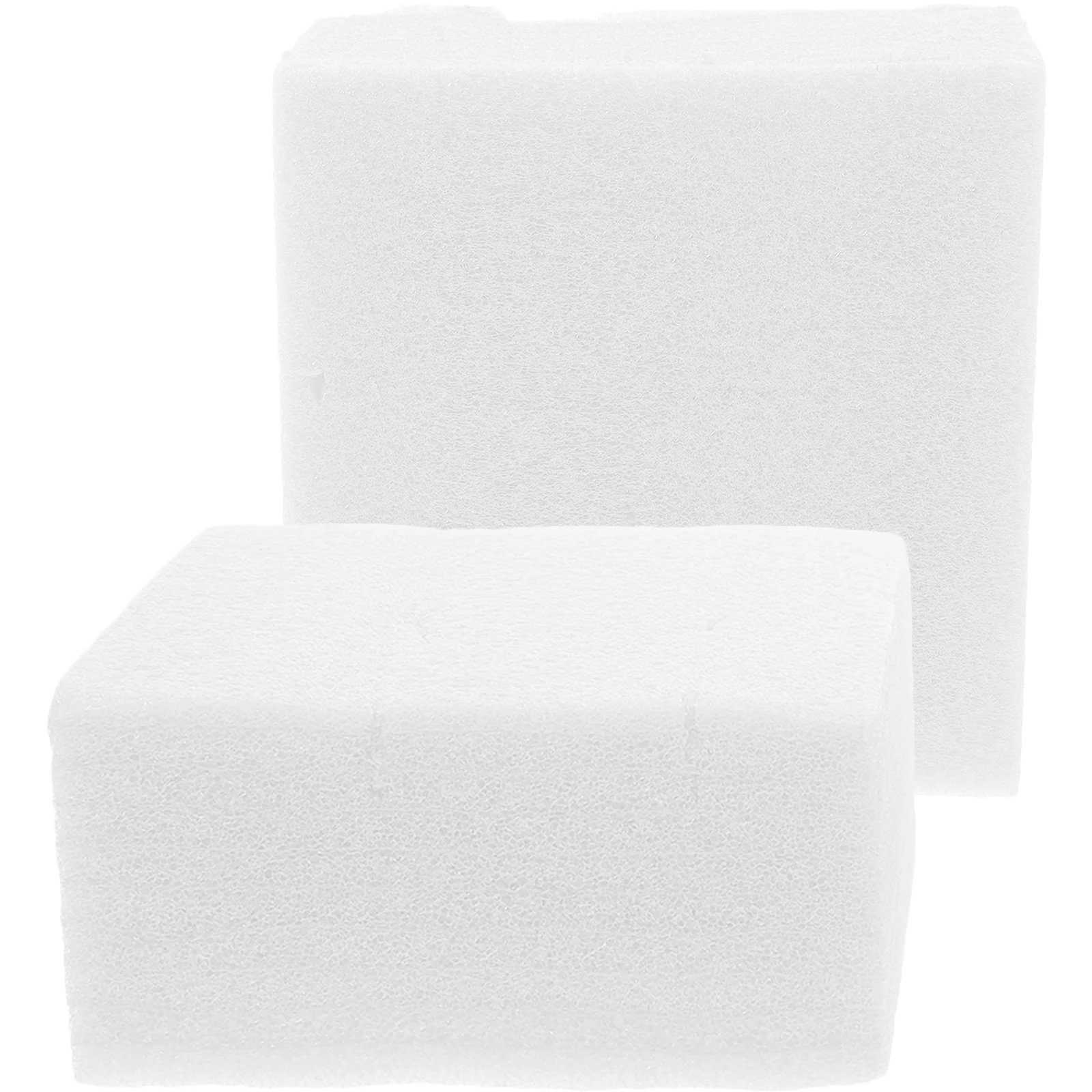 2pcs Red Square Foam Blocks Base for Flower Arrangement Craft Durable Artificial Flowers Decor