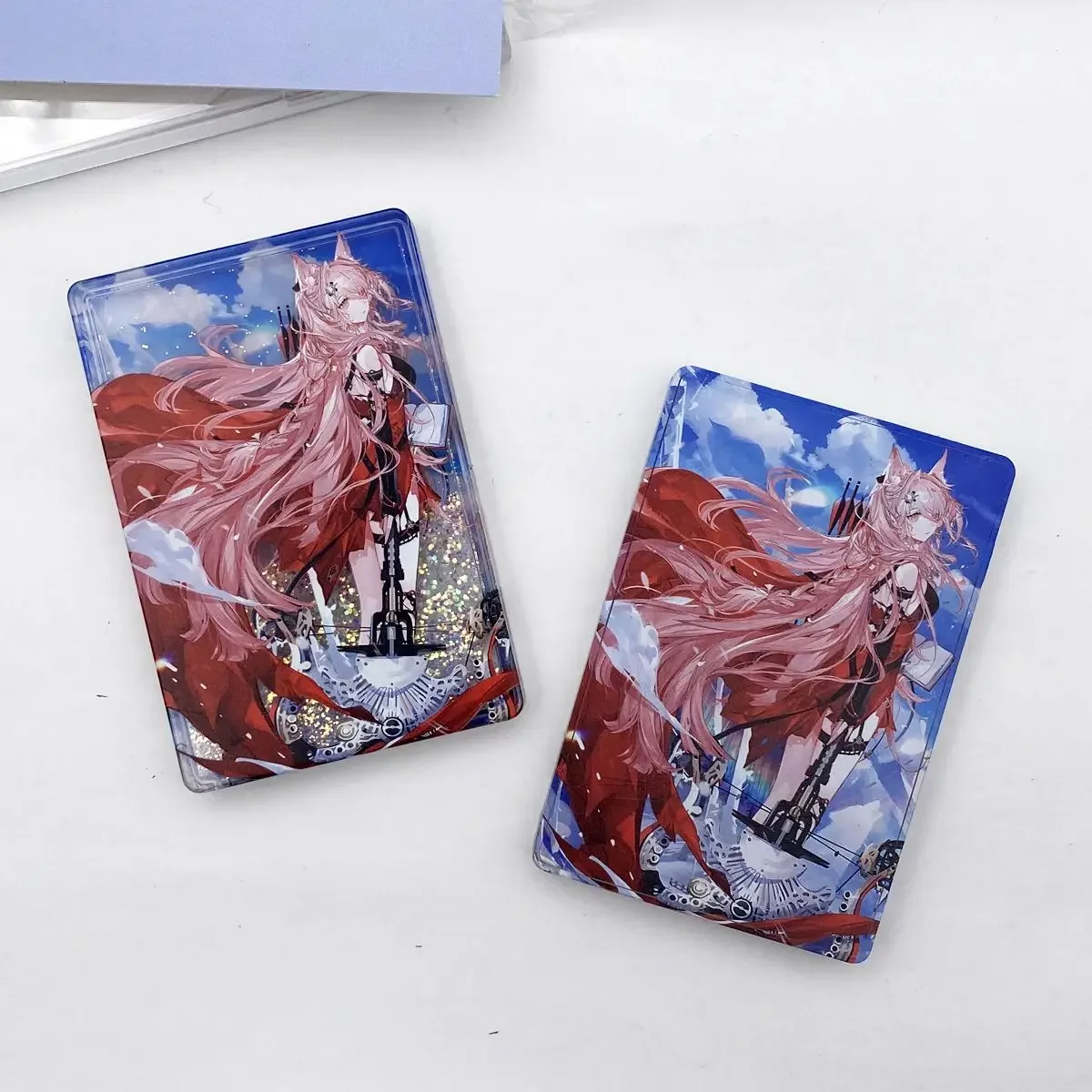 أنيمي Arknights علامة قائمة تأثيري ، كرتون أكريليك ، زخرفة ، كعب ، عيد ميلاد ، هدية عيد الميلاد ، لطيف ، رمال متحركة ، ماجونغ