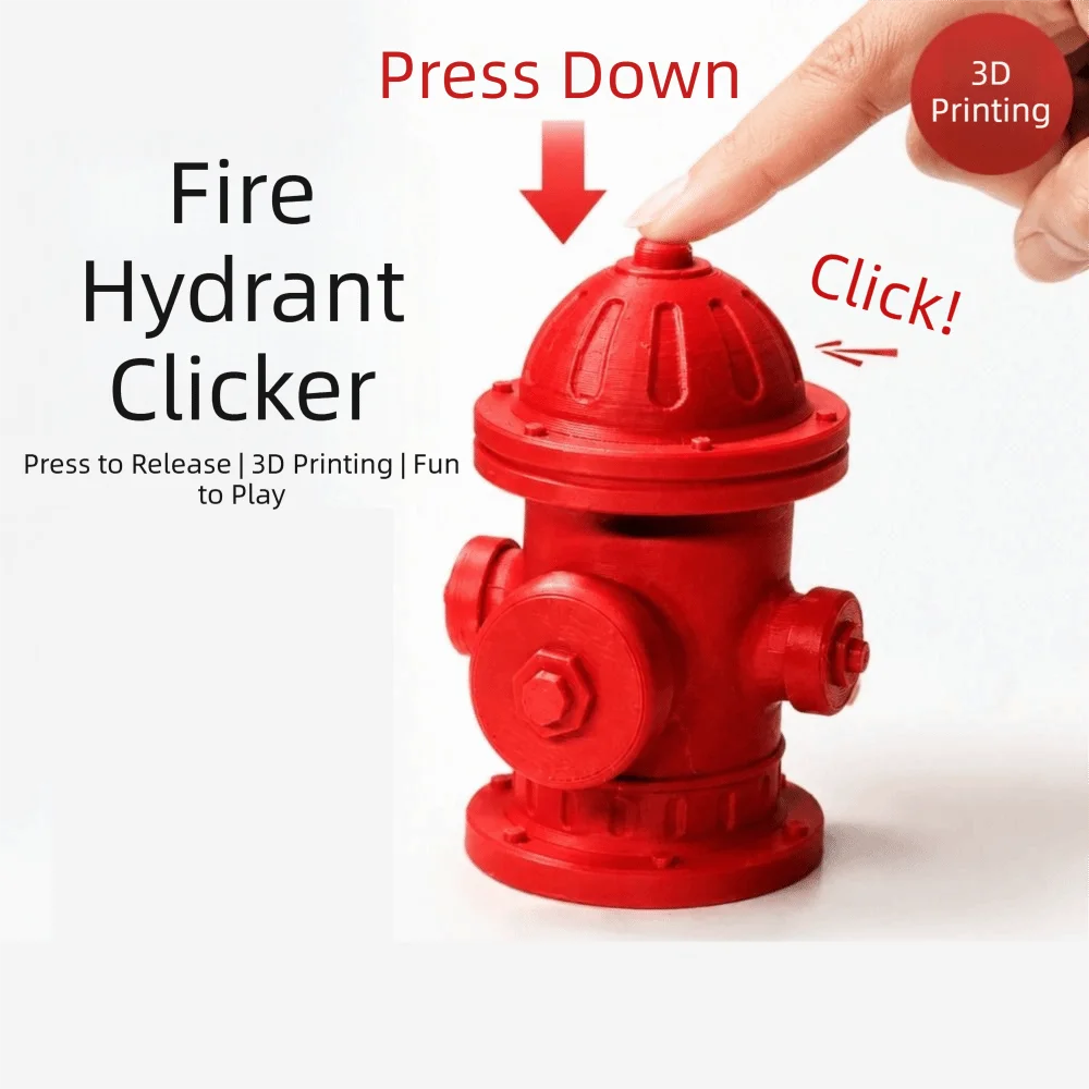 Red Plastic Scale Fire Hydrant Highly Detailed Weathered Finish Fire Cock Model Mini Size Scale Model Scene Prop Model