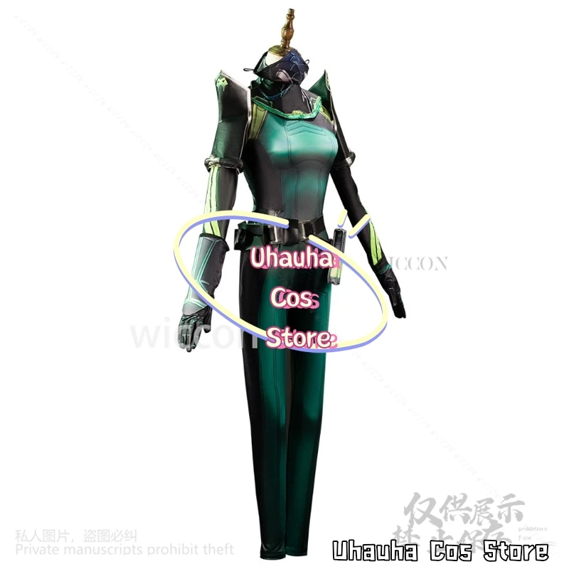 فايبر كوسبلاي أنيمي لعبة VALORANT ثعبان بذلة مثير موحدة الباروكات لجميع القديسين حفلة عيد الميلاد الفتيات امرأة لعب الأدوار حسب الطلب