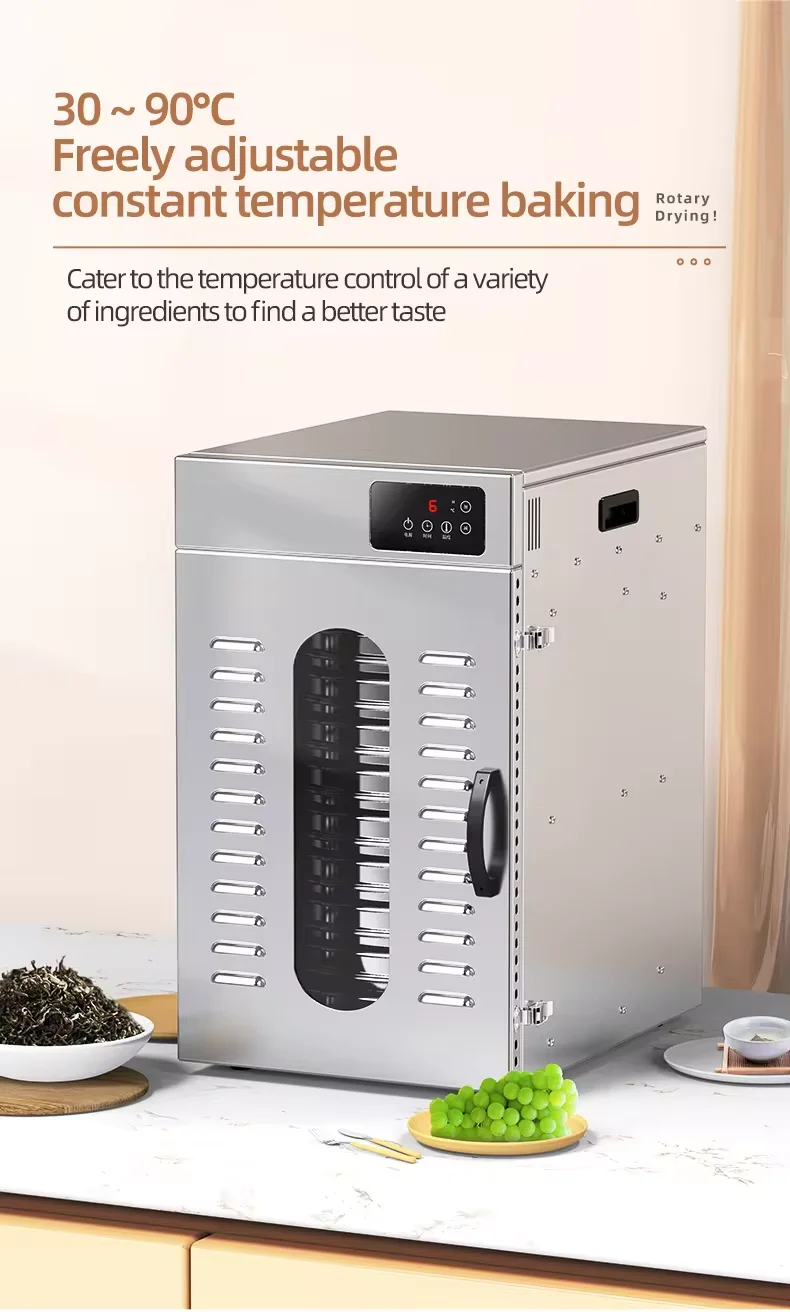 Commercial Meat Fish Drying Tomato Food Dryer Fruit and Vegetables Dehydrator Machine