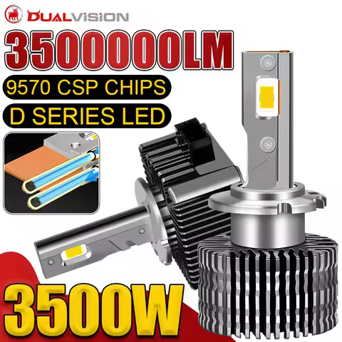 Bullvision D3S LED Headlight 1:1 HID D1S D2S D4S D5S D8S D1R D2R D3R D4R Turbo LED Two-side CSP Chip 6500K 4300K 8000K Plug&amp;Play