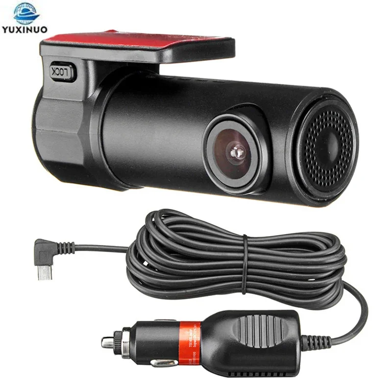 KL201 Hidden WiFi Car Dash Cam Driving Video Recorder Loop Recording Parking Monitoring Night Vision Wireless Automobile Corder