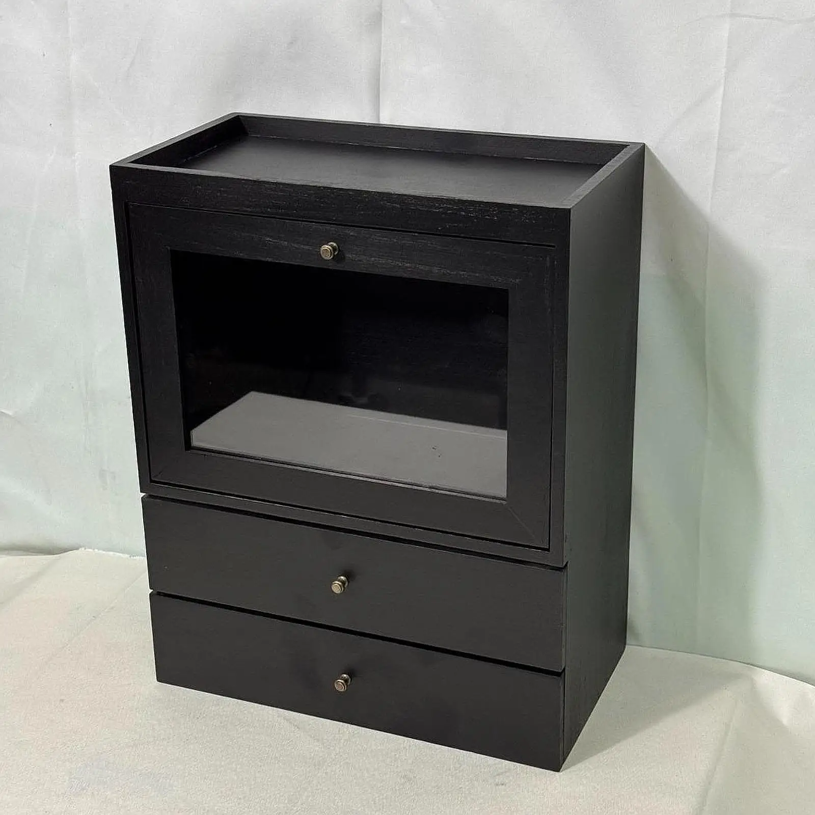 

Wooden Perfume Organizer Collection Sturdy Structure with Drawers Storage Rack for Countertop Jewelry Shelf Wood Perfume Holder