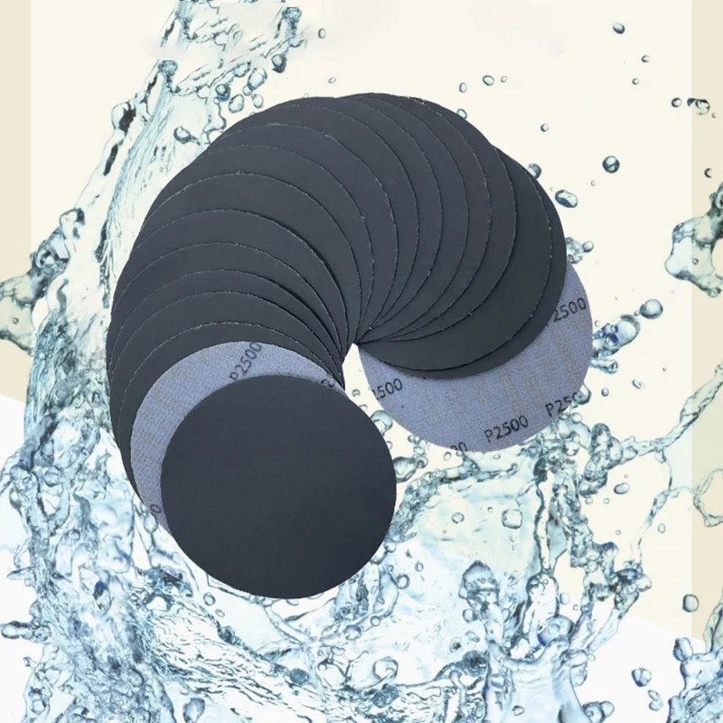3/5/6 Inch Sanding Discs Assorted 60-10000 Grit Wet & Dry Sandpaper 75/125/150mm Compatible for Random Orbital Sanders Polishing