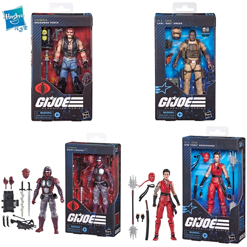 

Hasbro Original In Stock Special Forces Gijoe 6inc DREADNOK TORCH Female Ninja Daredevil Torch Doctor Action Figures Toy Gifts