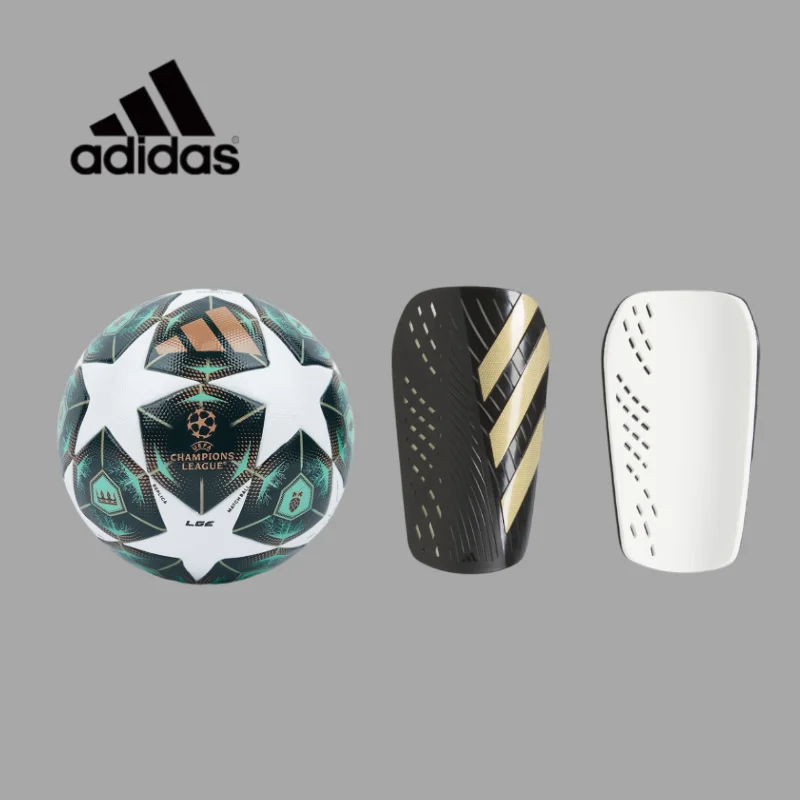 

Adidas Budget Friendly Combo No.5 Standard No.5 Ball And M Size Basic Football Shin GuardsJH1296+IS5399