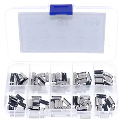 100pcs 10Values HC-49S Quartz Resonator SMD Crystal Oscillator Kit 4MHz 6MHz 8MHz 12MHz 16MHz 24MHz 25MHz 48MHz 2Pin