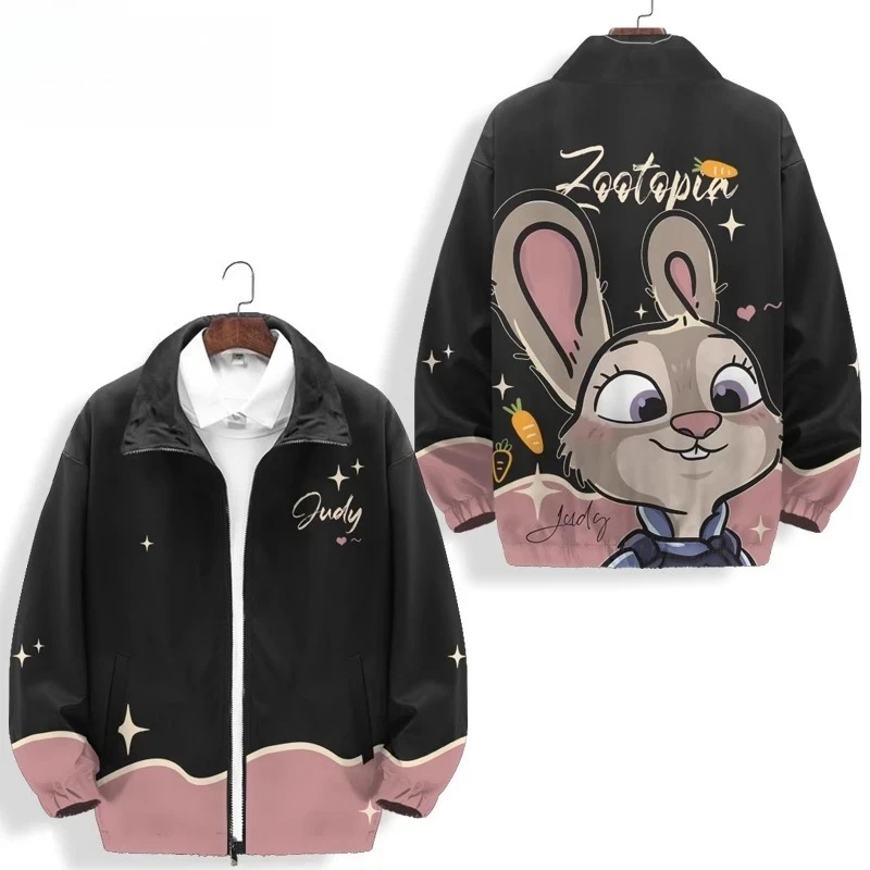 

Zootopia Couple's Jacket for Men & Women - Judy Hopps & Nick Wilde Printed Thickened Cardigan | Hoodie-Free Theme Outerwear