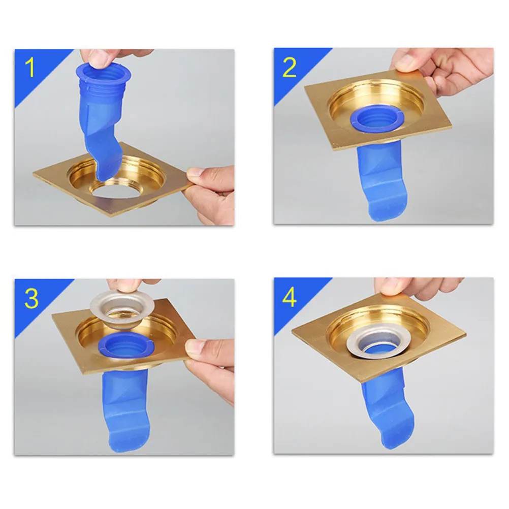 

1Pcs Professional Floor Drain Core Thermoplastic Die-Cast Odor Proof Backflow Preventer for Bathroom Kitchen Sewer Drainage