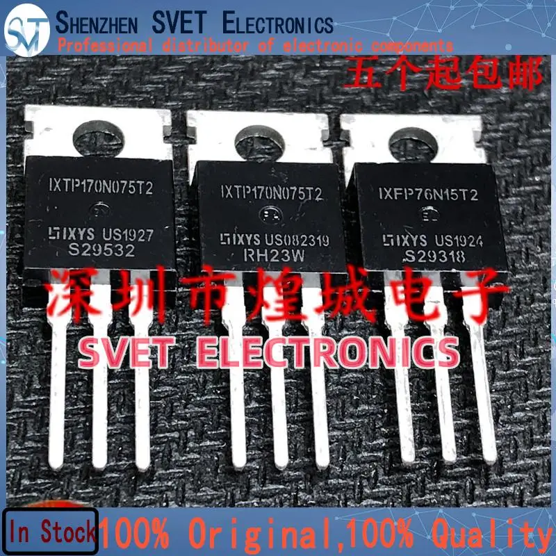 10PCS-50PCS  IXTP170N075T2   TO-220  75V 170A Original In Stock Fast shipping