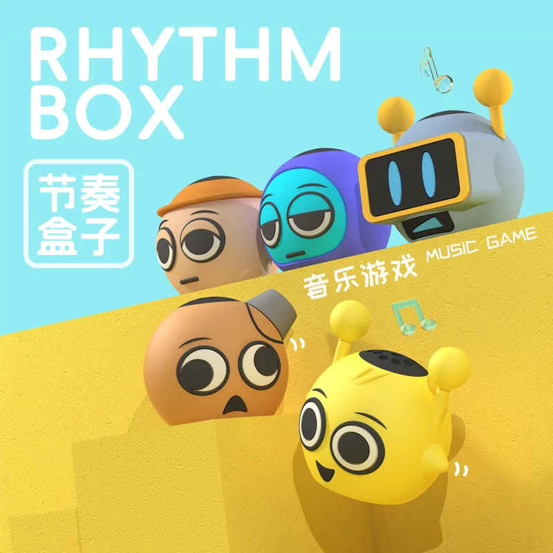 Cartoon Sprunki Anime Game Speaker Desktop Sound Decorations Expressive Wireless Speaker Soundbox Kawaii Christmas Gift Kids Toy