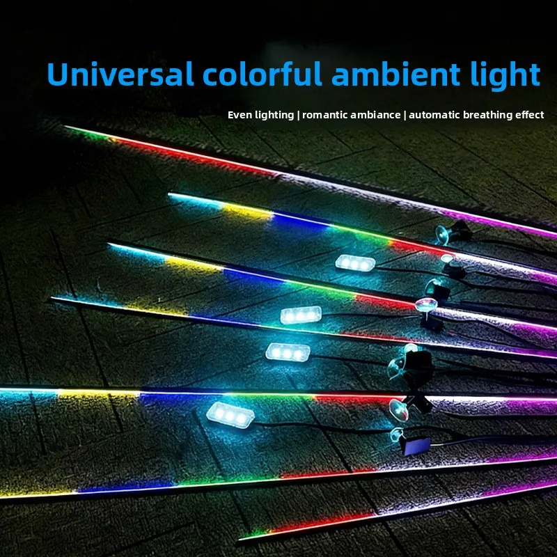 21-in-1 Hidden  Dream Color 256-Color Decorative Light Strip for Car Interior Ambient Lighting