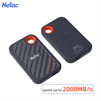 Netac 2000MB/s External SSD Drive 1TB 512GB SSD Portable USB3.2 Gen2x2 Solid State Disk ZX20 for Business laptop desktop