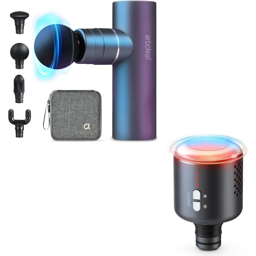 

Mini Massage Gun and Hot & Cold Massage Gun Head Bundle