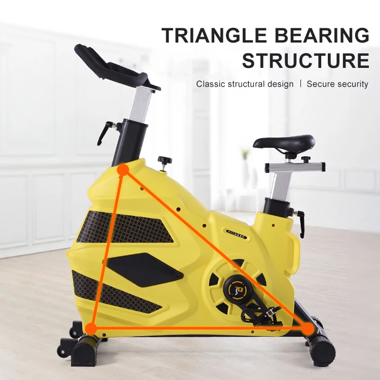 Professional Indoor 18kg Flywheel Upgraded Fixed Seat Commercial Spin Bike
