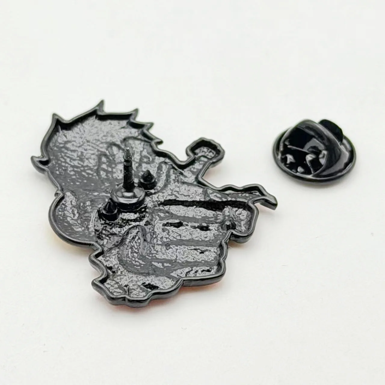 4pcs ONE PIECE Cartoon Character Brooches Set Q Version including Monkey D. Luffy Roronoa Zoro Sanji Brook Gift for Friends - view 4