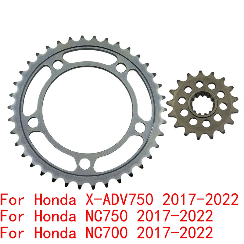 

X-ADV 750 2022 Motorcycle Sprocket Kit Front Rear Sprocket Set For Honda XADV750 NC750 NC700 2021 2020 2019 2018 2017