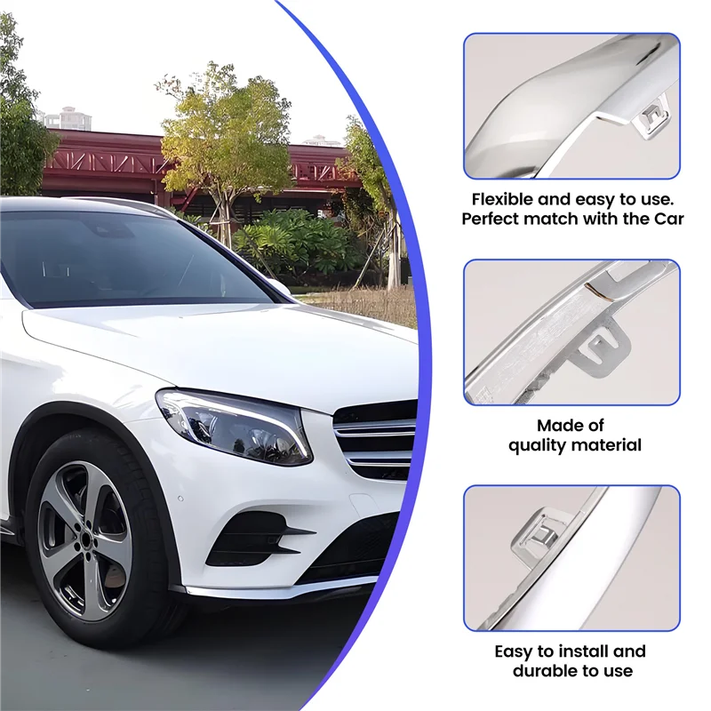 

Накладка на передний бампер для Mercedes Benz W253 GLC Class 2017-2018 A2538852700 A2538852800-AB36