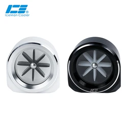 IceManCooler G1/4“  Water Cooling  Velocity Of Flow ,Computer Water Cooler Build Accessory, Black ,White ICE-R3