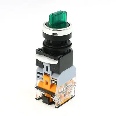 Ui400VAC Ith10A 1NO 1NC 6-Terminal 2-Position Rotary Button Switch