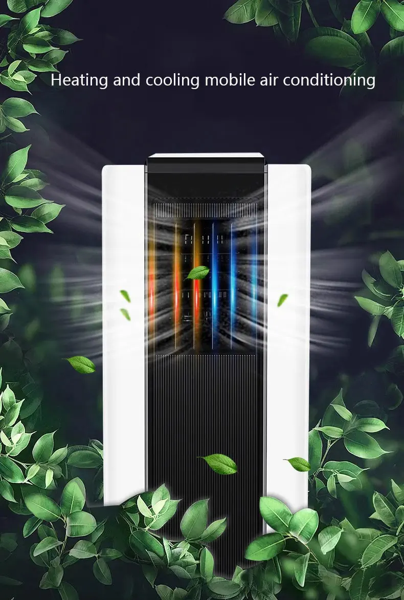 Hot Cooling Heating Dehumidification Mobile 10000 Btu Portable air Conditioner with Touch Screen Control Panel