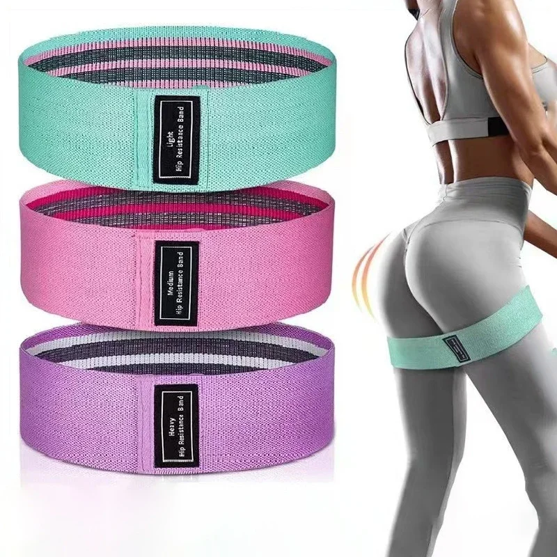Fitness Resistance Band Buttocks Expansion Fitness Cloth Rubber Band Elastic Expander Suitable   Exercise Sport Equipment