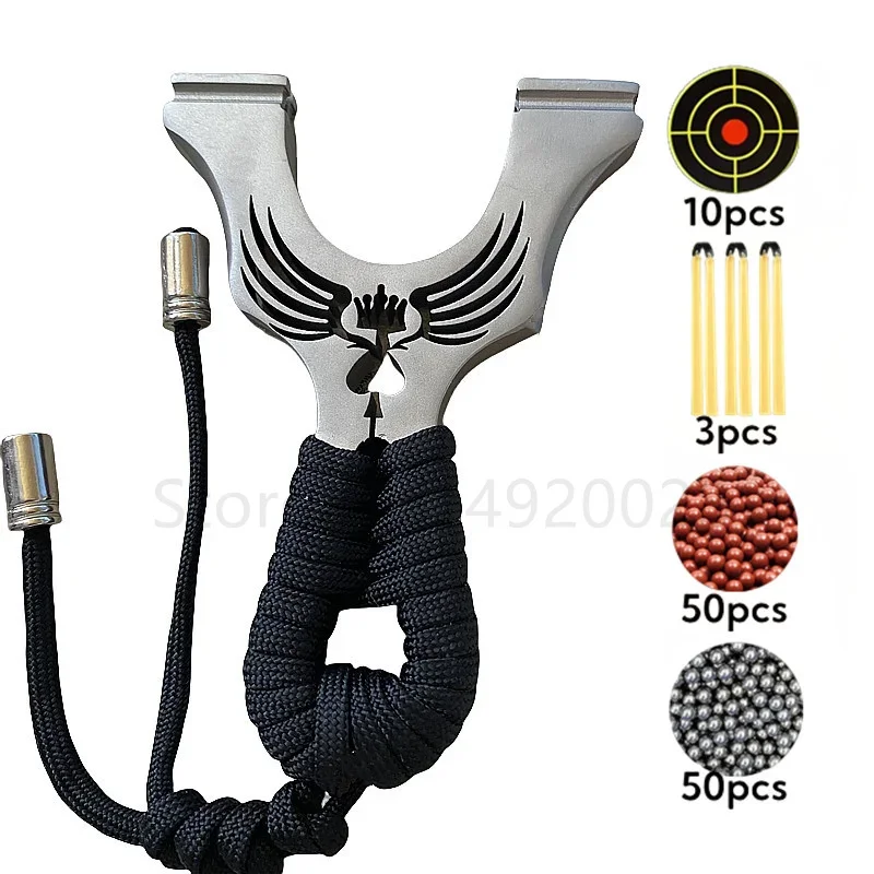 304 Stainless Steel Slingshot Powerful Personalized Design Catapult Set Precisional Outdoor Shooting Entertainment Accessories