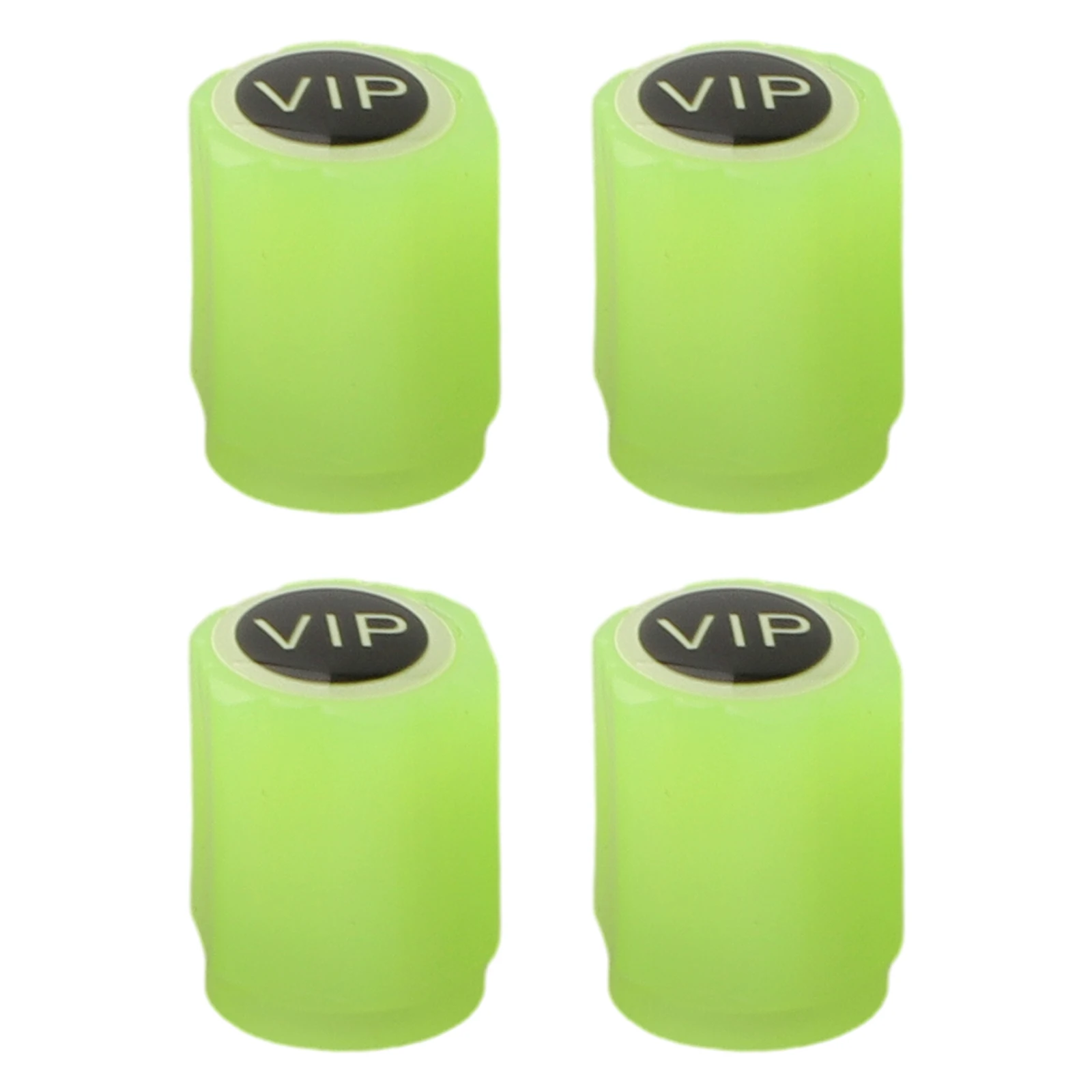 New Practical Tire Valve Cap Valve Cap Bicycles 4 Pcs Accessories Bike Cap Car Dust-proof Luminous Plastic Suv