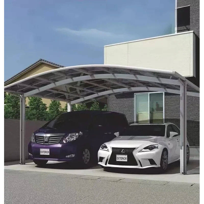 Top Quality Heavy Duty Double Shelter Custom Two- Garage Canopy Waterproof UV-Protected Car Parking Tent Sturdy Durabl