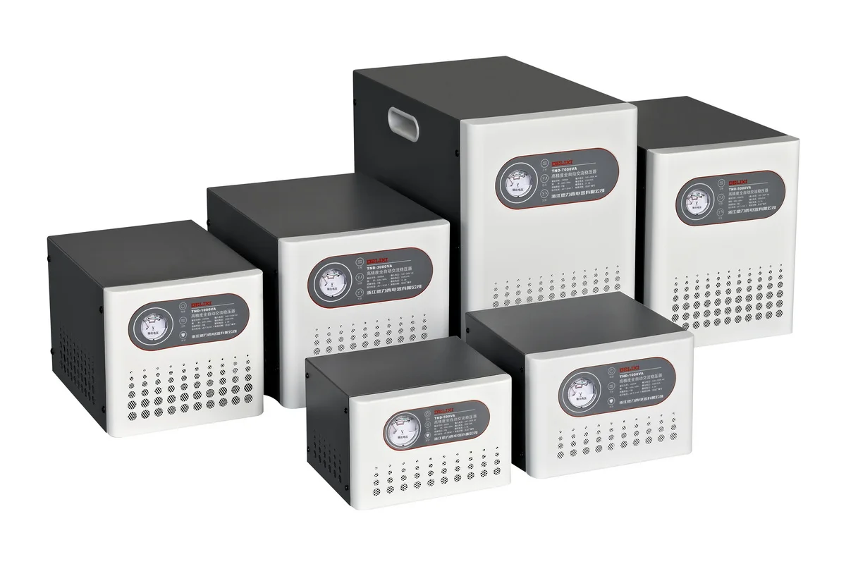 High Accuracy Single Phase Voltage Stabilizer TND 7-10KVA 10KW Ragulated Power Supply Dual Output 110V&220V for Appliances Labs