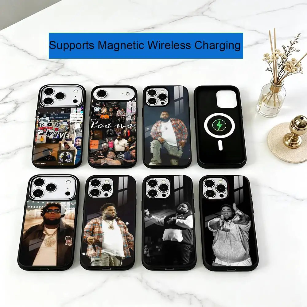 Singer R-Rod Wave Albums Phone Case For iPhone17,16,15,14,13,12,11 Plus,Pro Supports Magnetic Wireless Charging