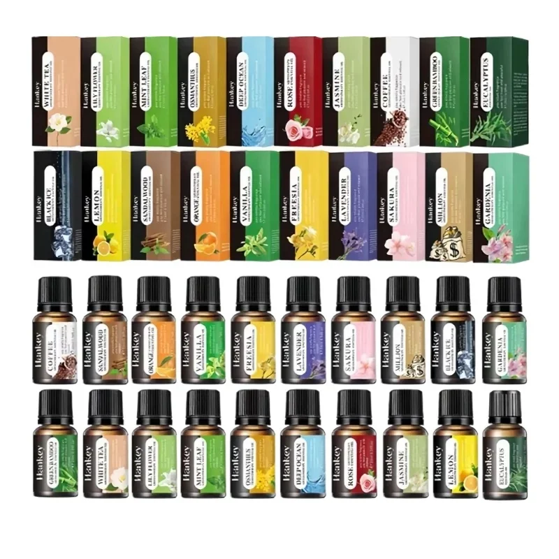 Custom Private Label Organic Natural Pure Lavender Oil-Soluble Aromatherapy Oil Tea Tree Peppermint Indoor Rose Long-Lasting