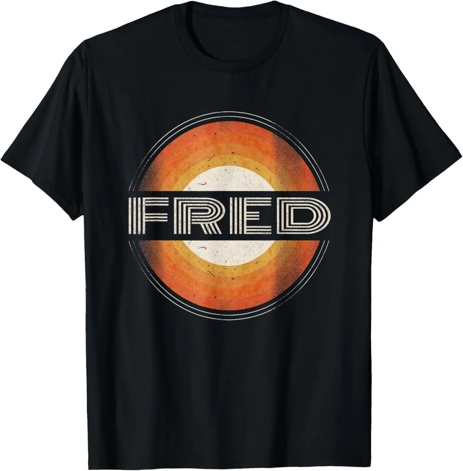 

First Name Fred Retro Personalized Vintage T-Shirt