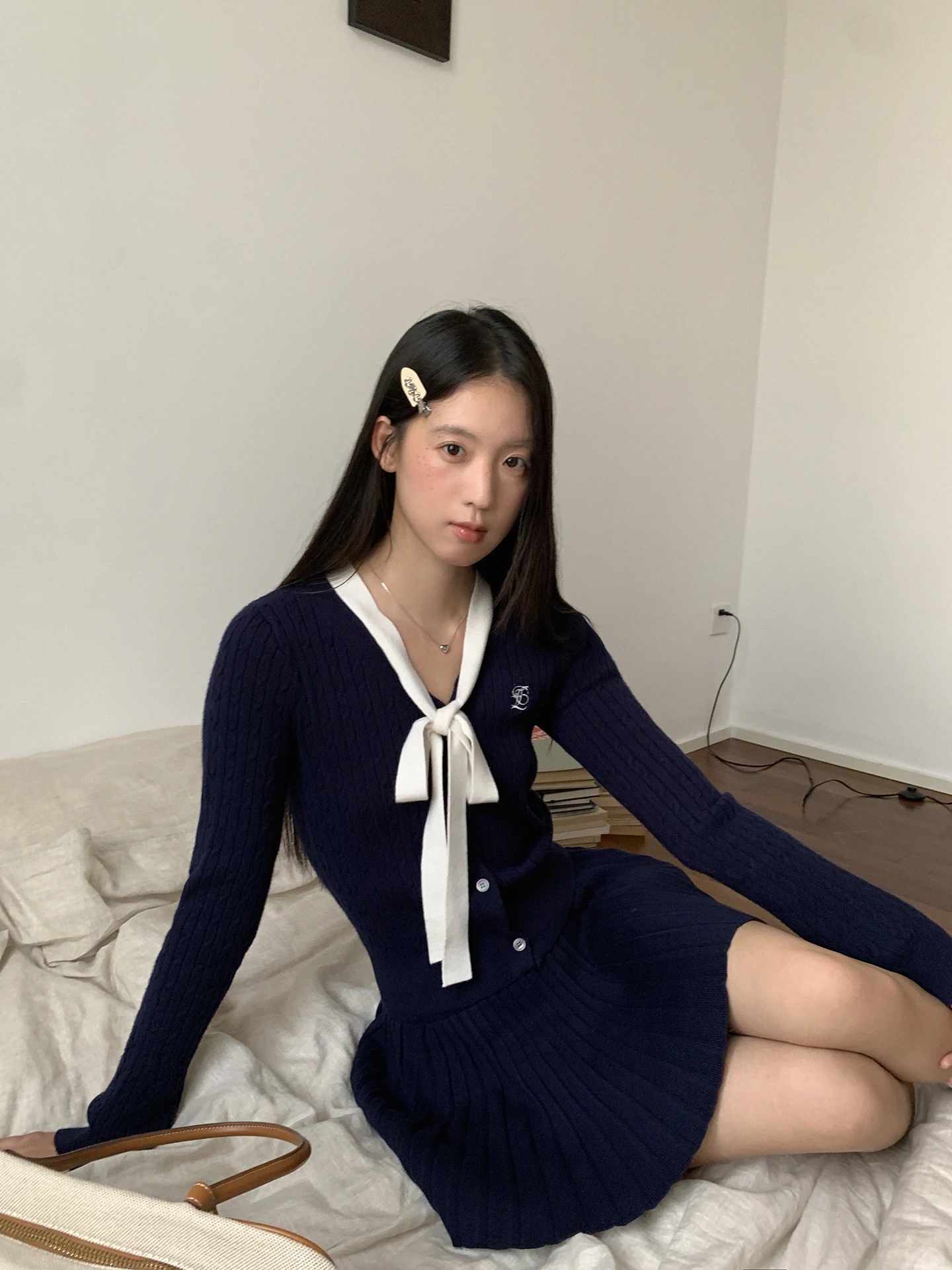 Slim Fit Koreaans Sle Gebreid Open Vest Dames Vroege Herfst Faionable Top College Sle Trui Jaet G SLE