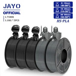 JAYO-Filament PLA pour imprimante 3D FDM, haute vitesse, 5.5kg, matériaux d'impression 3D PLA soigneusement enroulés, 100% sans bulle