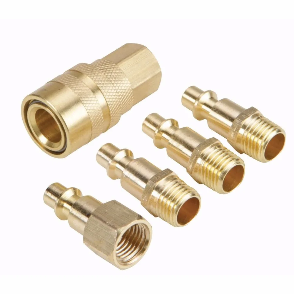 Copper quick connector set, five piece set