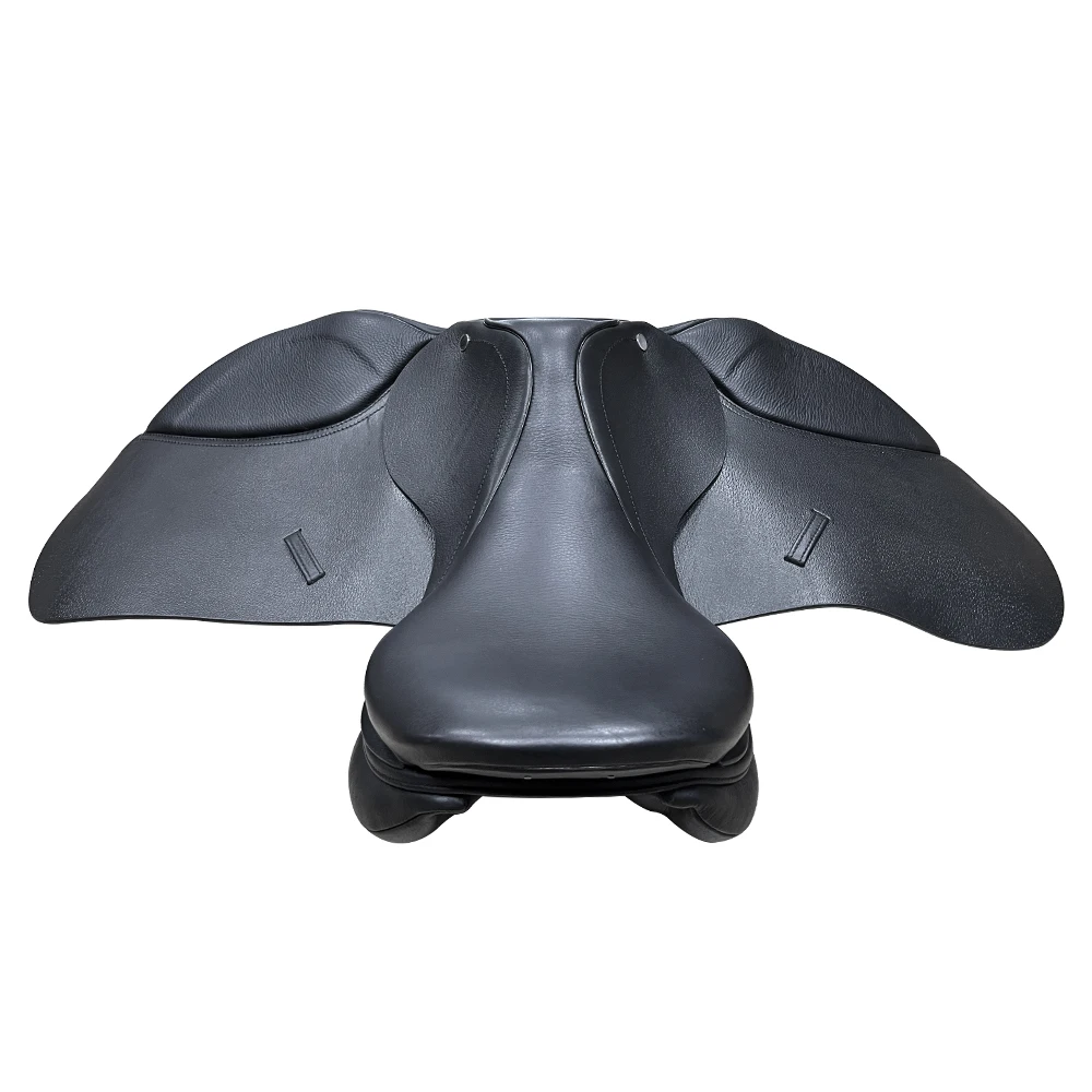 

Saddle horse racing gear cowhide saddle set high quality English saddle