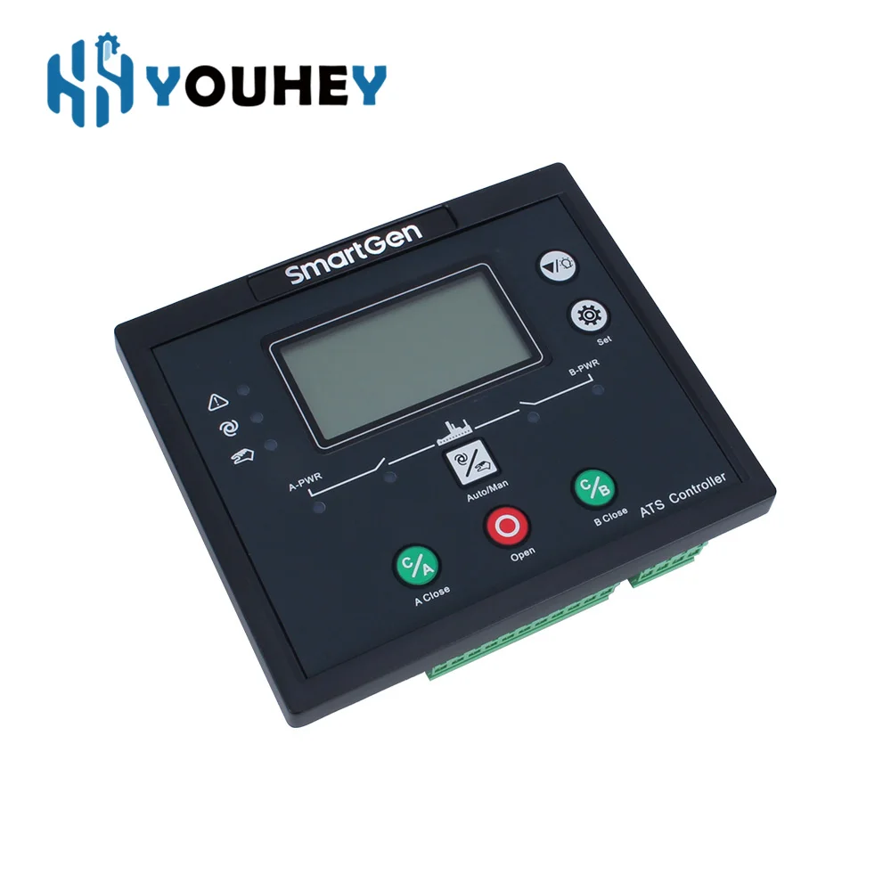 HAT552 HAT553 Dual Power ATS Controller with Monitor Interface RS485 Compatible with SmartGen HAT-553