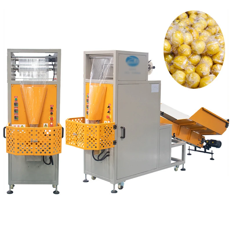 Industrial Citrus Fruit Packing Machine Fruit  Packing Machine Single Lemon Orange Wrap Packaging Machine