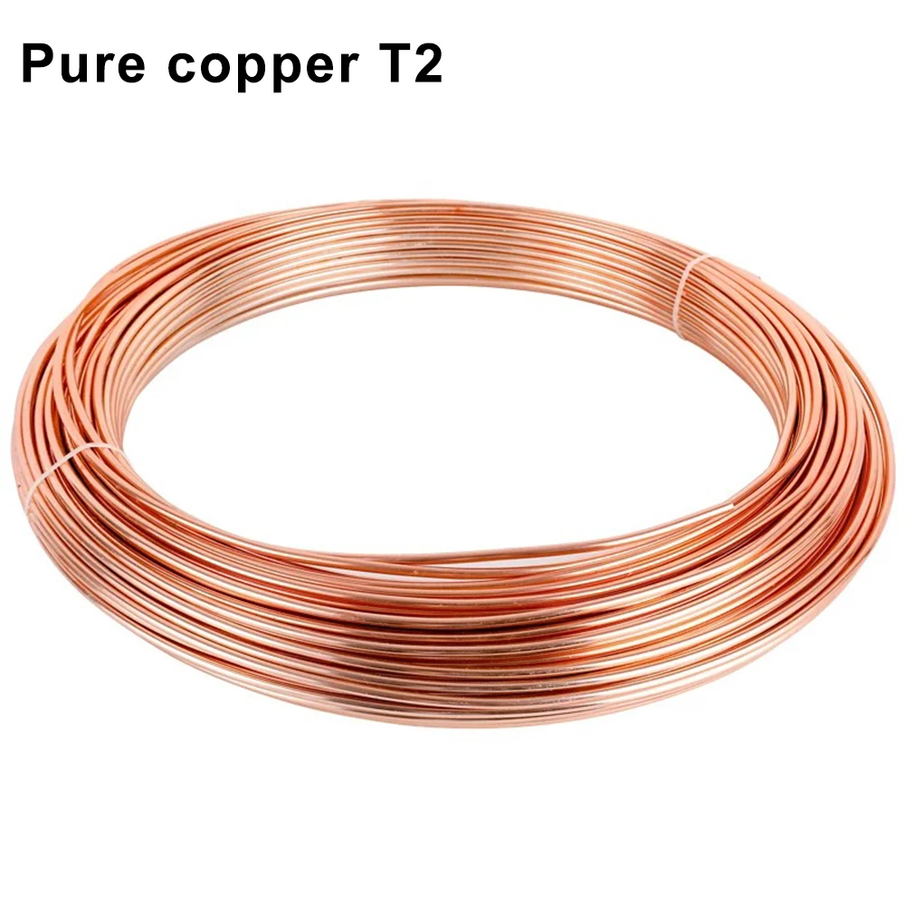 10 m T2-Draht aus reinem Kupfer, runde Spule, leitfähige Kabel aus blankem Kupfer für elektrische Leitungen, DIY-Handwerk, 0,3/0,5/0,8/1/1,2 mm – Detail 9