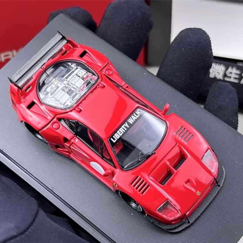 StarModel Schaal 1/64 Ferrari F40 LB-Works Legering Speelgoed Motorvoertuig Diecast Metaal Model Geschenken