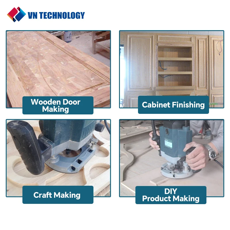 Hout Router, Router Tool Hout Trimmer Router Elektrische Hand Trimmer Laminaat Frezen Graveren Snij Snijwerk 220V