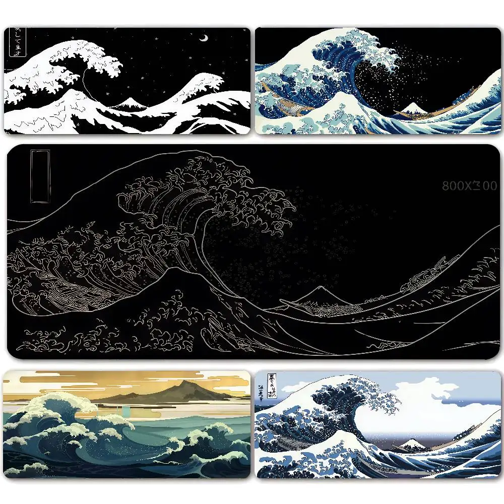 Personalized Art Gaming Mouse Pad Gamer Large Mouse Mat Great Wave Big Mouse Pads Pc Computer Mousepad XXL Laptop HD Desk Mats