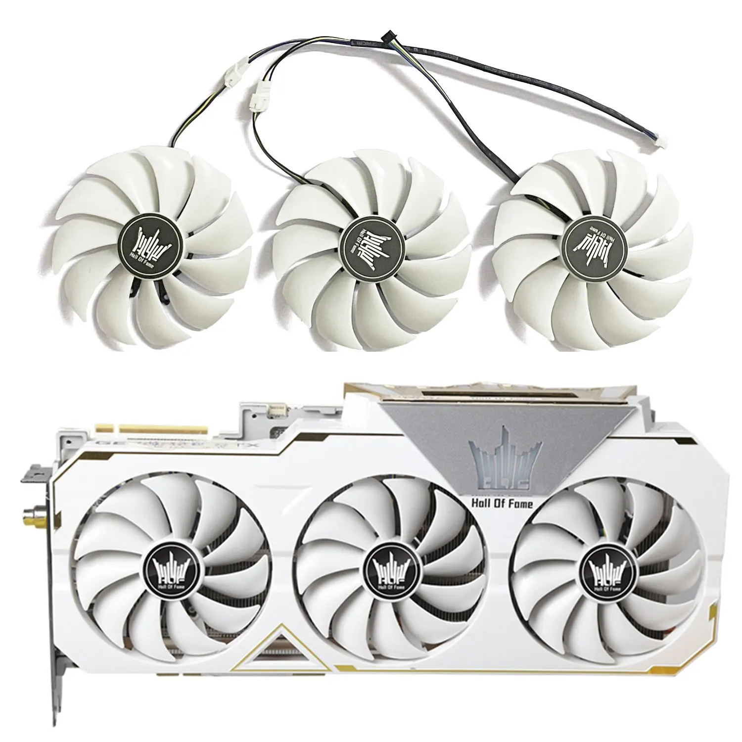 87MM FD9015U12S 12V 0.55A RTX2080Ti Graphics Heat sink Fan For GALAX RTX 2080Ti HOF RTX 2080 Ti Video Card Cooler