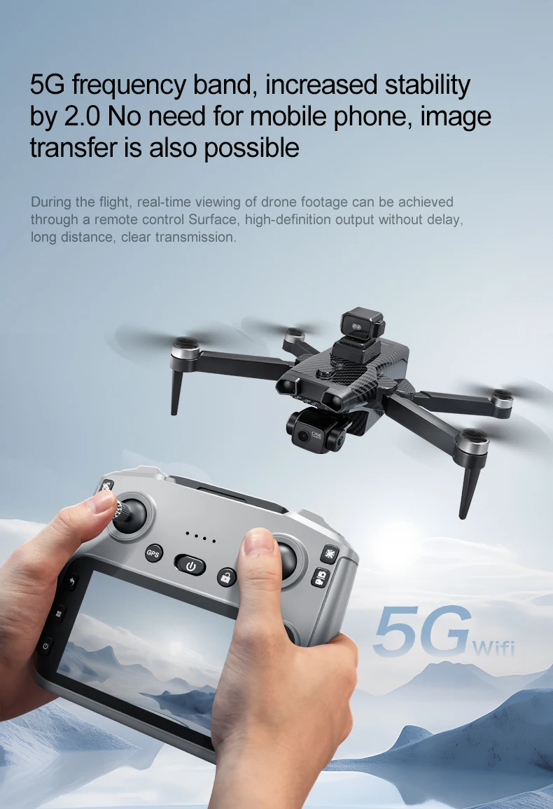 

RG808Pro RC Drone Battery 7.4V 1600mAh Battery For RG808 Pro Quadcopter Spare Parts Accessories Propeller Obstacle Avoidance